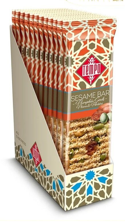 Karışık Kuruyemişli Susam Krokan 45 g x 12 Adet