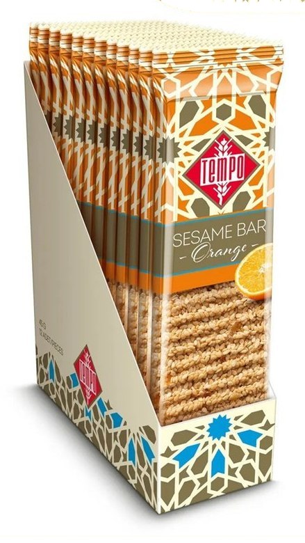 Portakallı Susam Krokan 45 g x 12 Adet